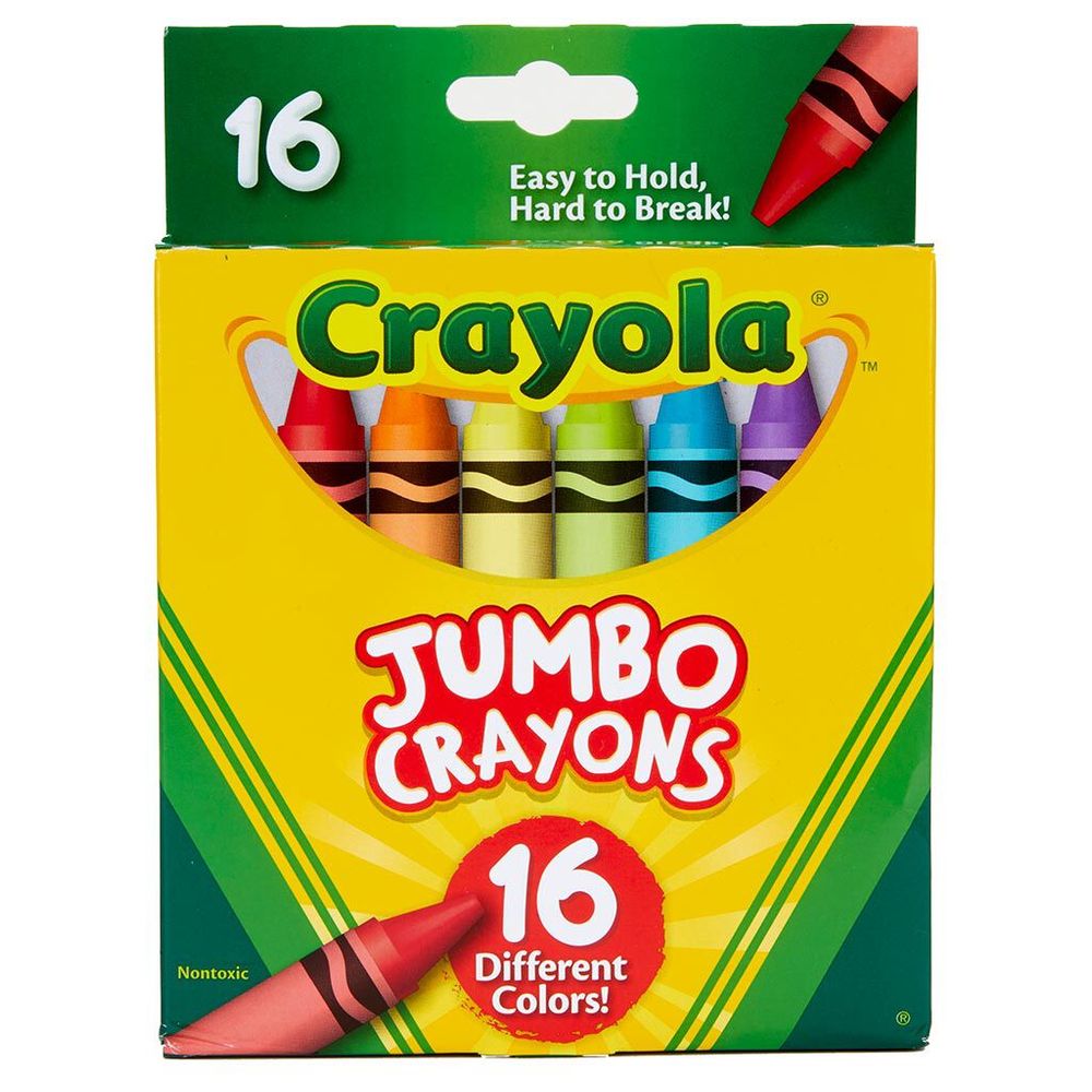 Crayola Jumbo Crayons 16ct 52 - 0390 - Colorland Toys