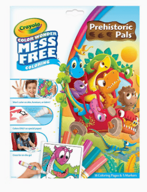 Crayola Mess Free Color Wonder - Prehistoric Pals Activity Set CY75 - 2722 - Colorland Toys