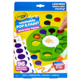 Crayola Pop & Paint Washable Watercolor Palette 96ct CY53 - 0505 - Colorland Toys