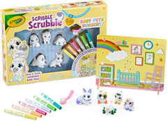 Crayola Scribble Scrubbie Baby Pets Nursery CY74-7701 - Colorland Toys