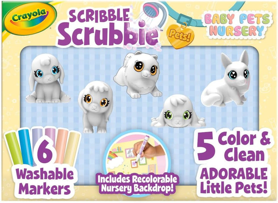 Crayola Scribble Scrubbie Baby Pets Nursery CY74-7701