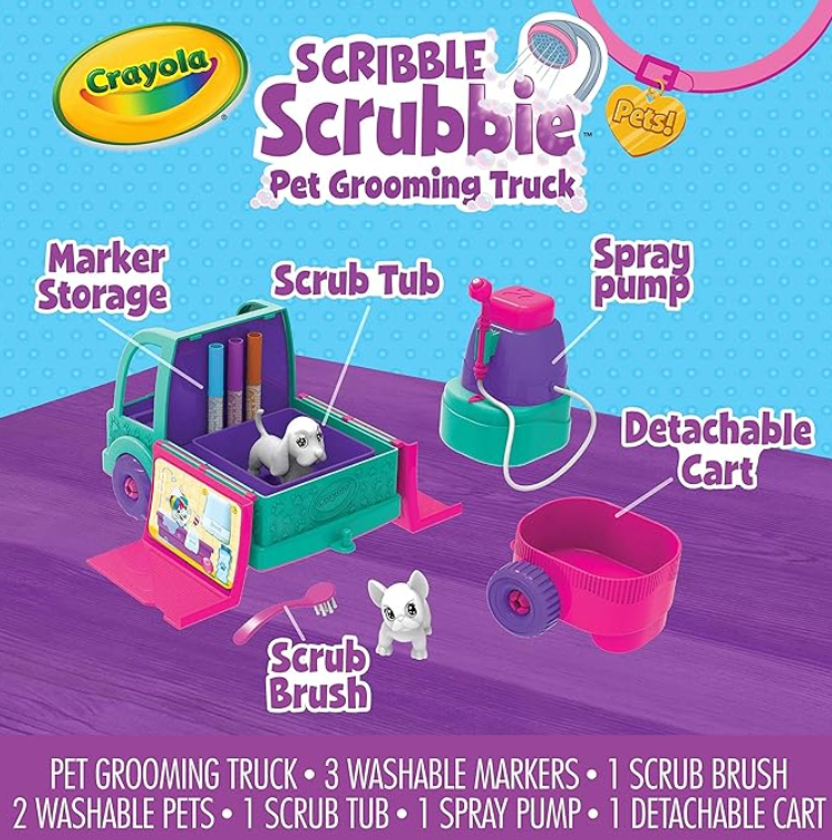 Crayola Scribble Scrubbie Grooming Truck CY74 - 7368 - Colorland Toys