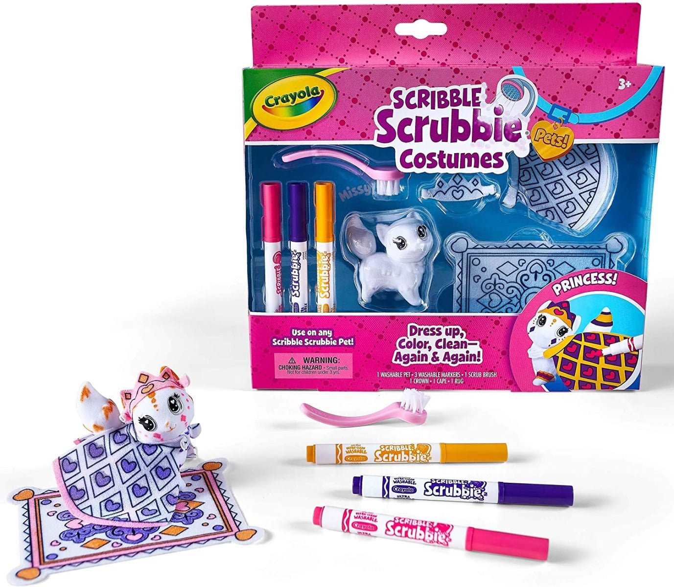 Crayola Scribble Scrubbies Costumes Pets Princess Set 74 - 7439 - Colorland Toys