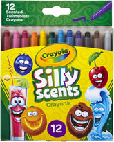 Crayola Silly Scents Mini Twistable Crayons 12ct 52 - 9612 - Colorland Toys
