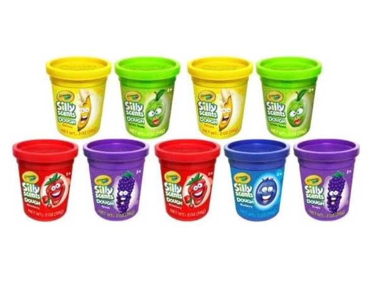 Crayola Silly Scents Pack of 9 Dough Tubs A1 - 2185 - Colorland Toys