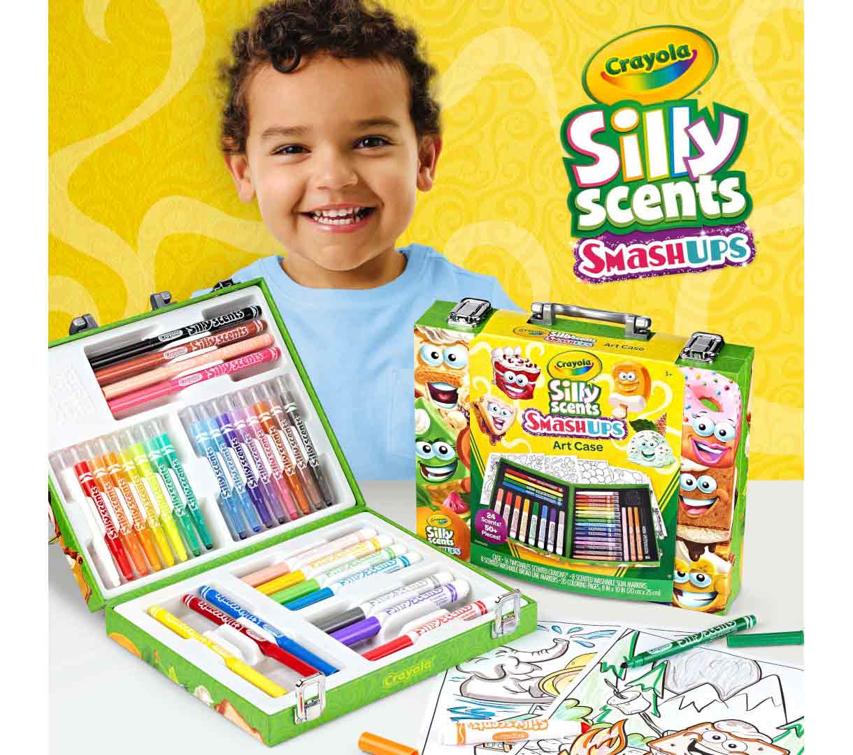 Crayola Silly Scents SmashUps Mini Inspiartion Art Case - Colorland Toys
