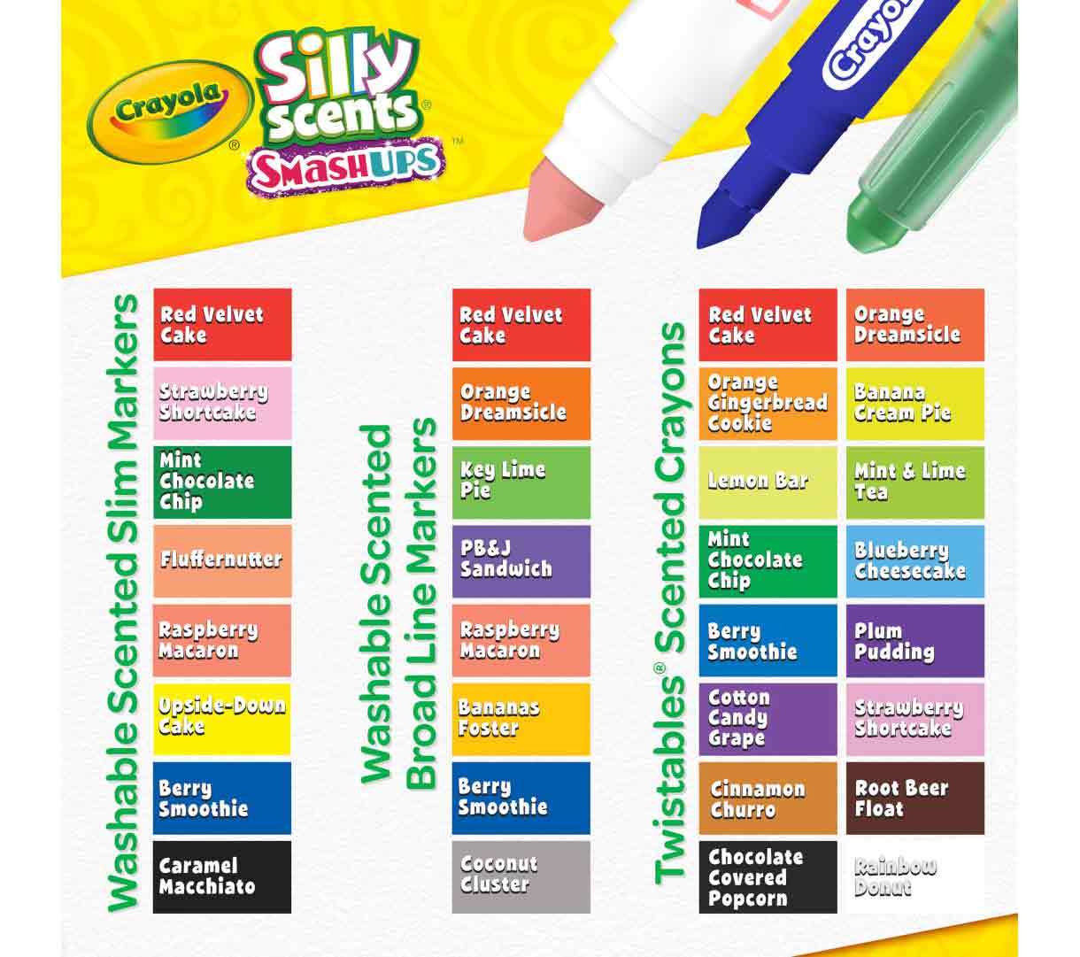 Crayola Silly Scents SmashUps Mini Inspiartion Art Case - Colorland Toys