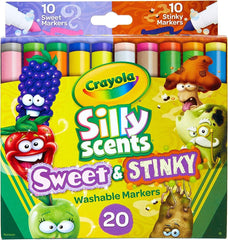 Crayola Silly Scents Sweet & Stinky Washable Markers 58 - 8269 - Colorland Toys