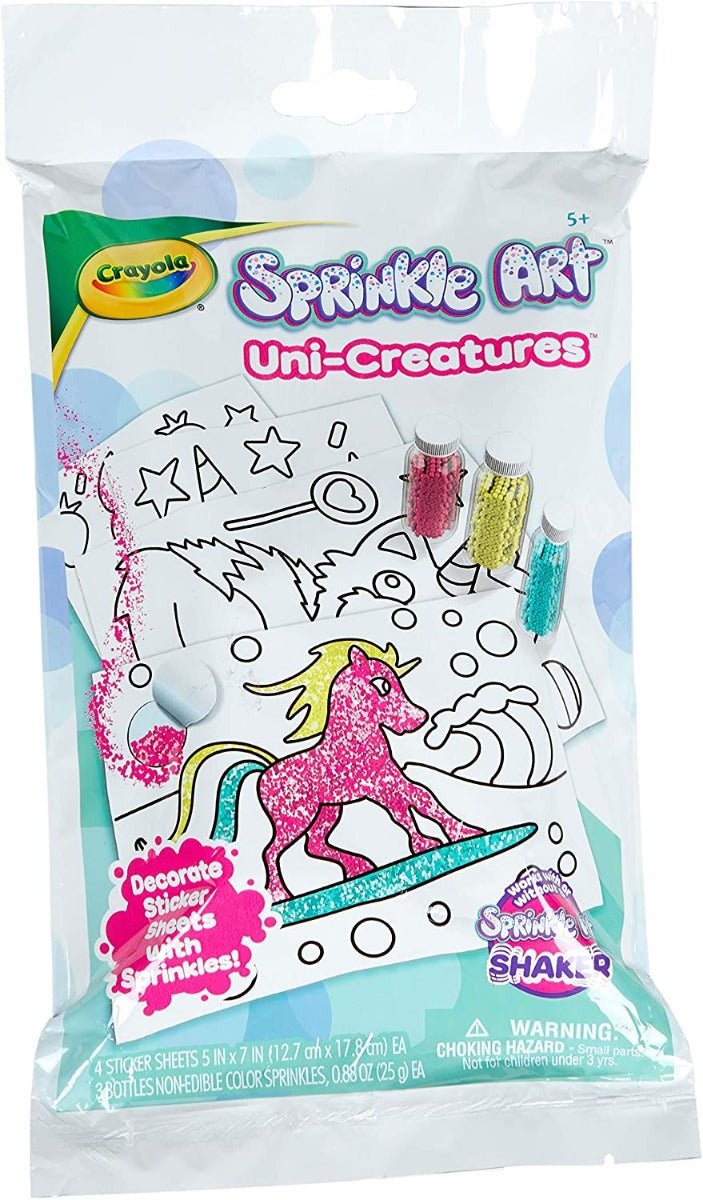 Crayola Sprinkle Art Uni - Creatures Activity Kit 74 - 7312 - Colorland Toys