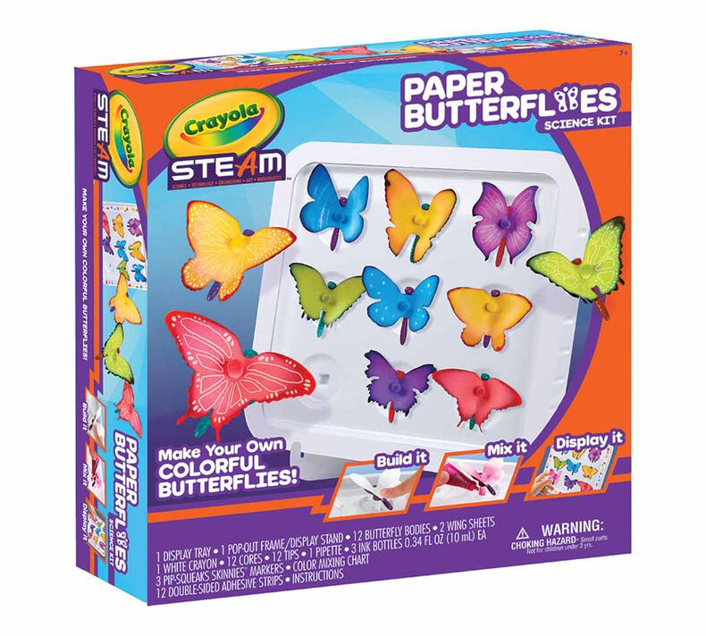 Crayola STEAM: Wicking Butterfly Collection Kit CY74 - 7445 - Colorland Toys