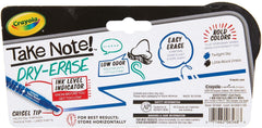 Crayola Take Note Dry Erase Markers Chisel Tip CY58 - 6568 - Colorland Toys