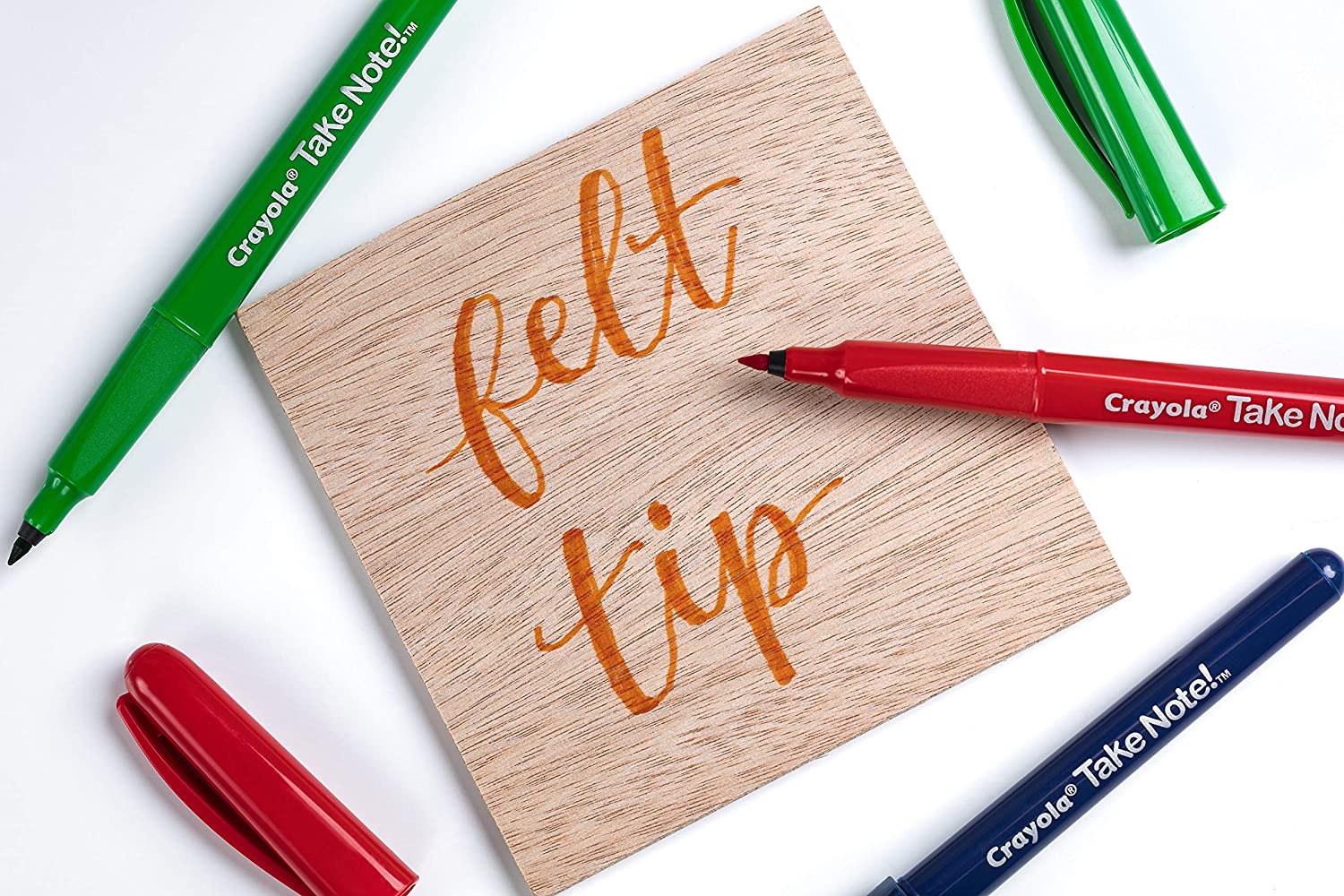 Crayola Take Note Felt - Tip Pens 6 Pack CY58 - 6532 - Colorland Toys