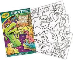 Crayola The Trouble With T - Rex 18 Giant Coloring Pages 04 - 0992 - Colorland Toys
