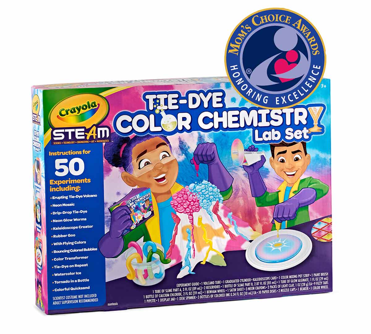 Crayola Tie - Dye Color Chemistry Lab Set CY74 - 7487 - Colorland Toys