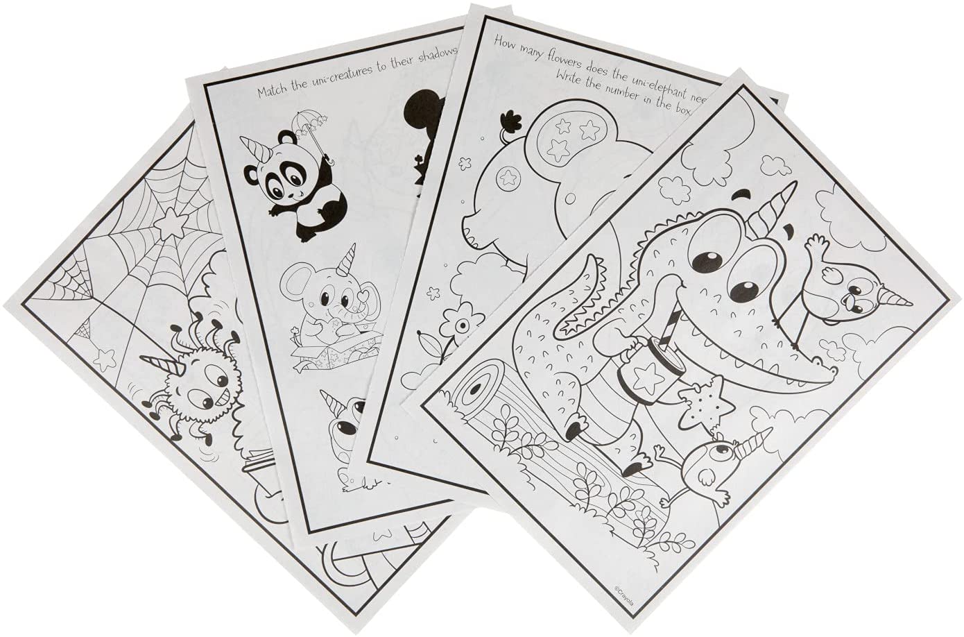 Crayola Uni - Creatures Coloring Book 04 - 2638 - Colorland Toys