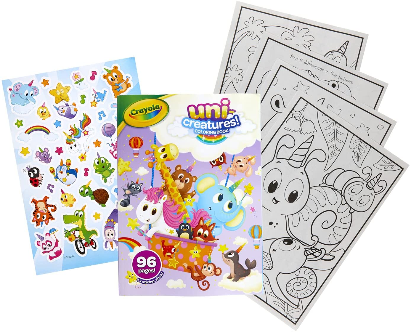 Crayola Uni - Creatures Coloring Book 04 - 2638 - Colorland Toys