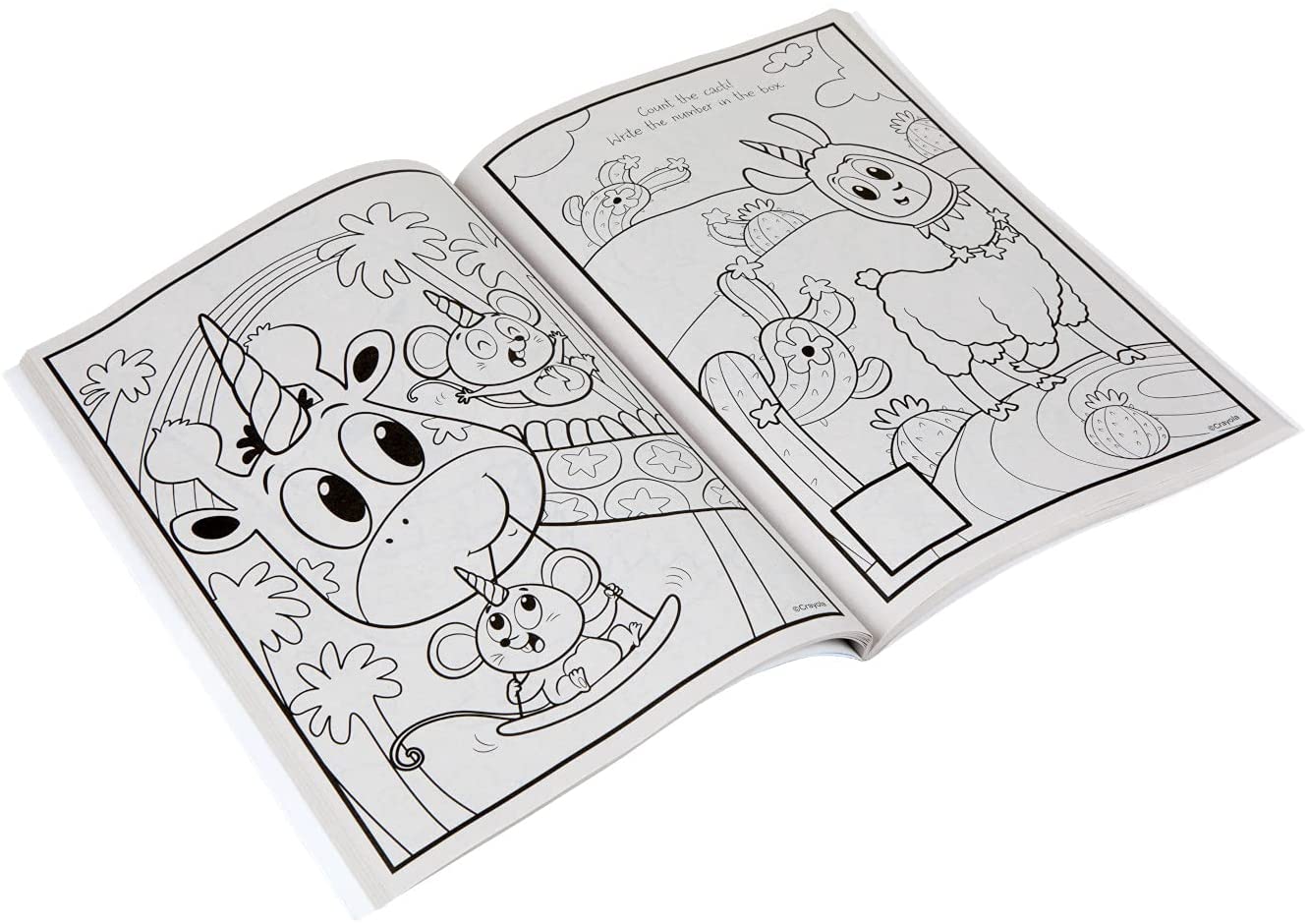 Crayola Uni - Creatures Coloring Book 04 - 2638 - Colorland Toys