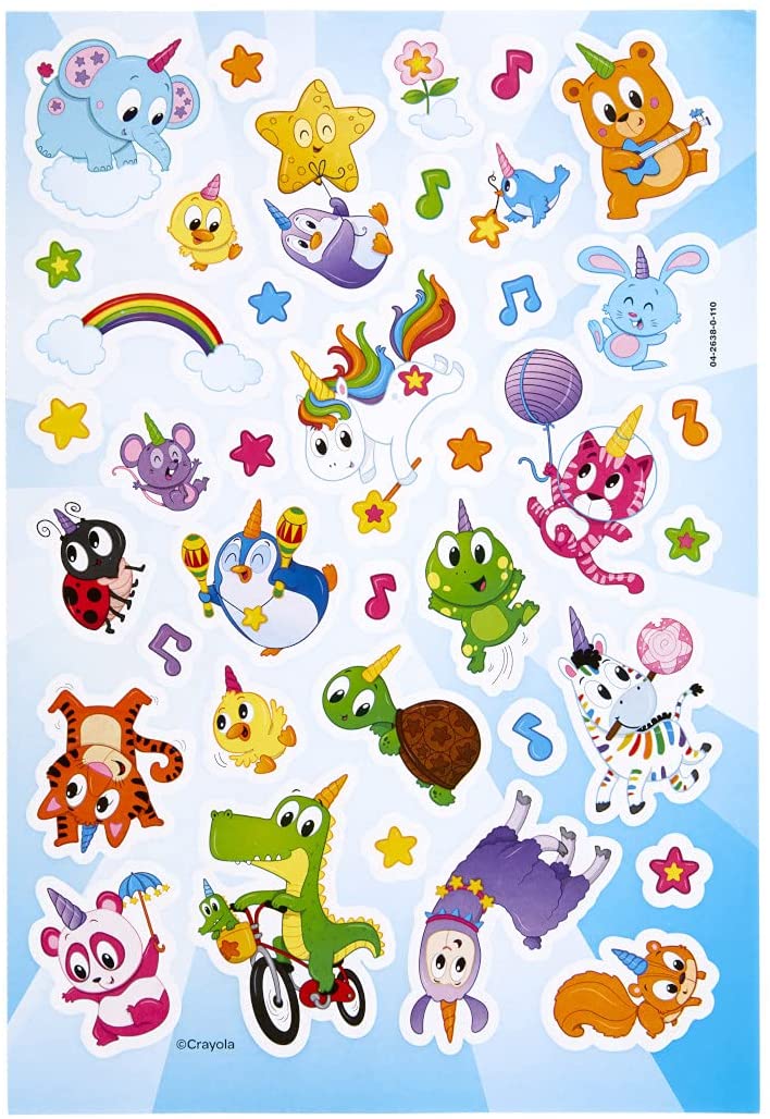 Crayola Uni - Creatures Coloring Book 04 - 2638 - Colorland Toys