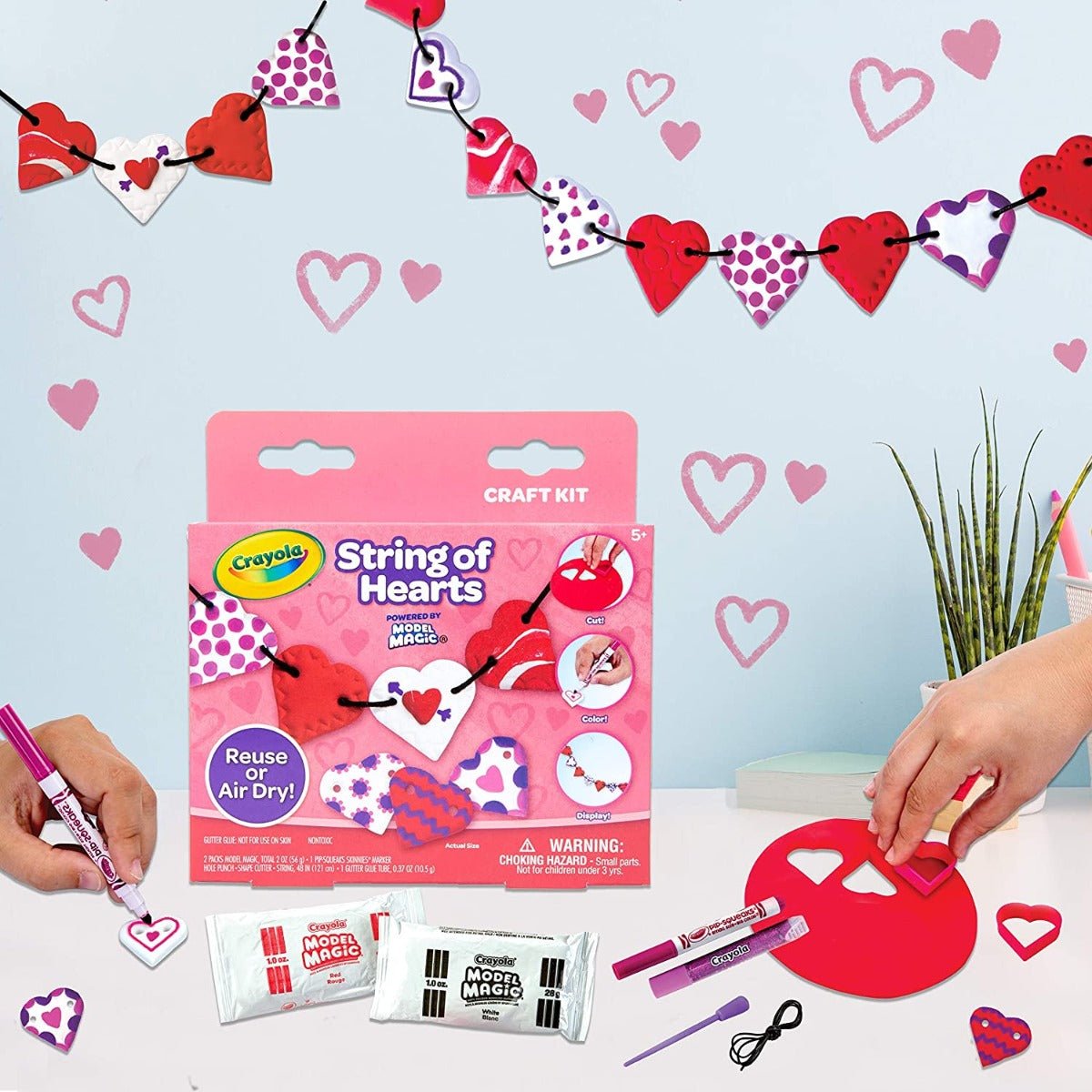 Crayola Valentines' Model Magic Kit 57 - 0179 - Colorland Toys