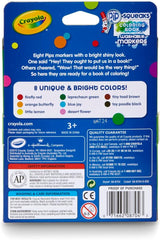 Crayola Washable Coloring Book Pip - Squeaks Markers 8ct CY58 - 8704 - Colorland Toys