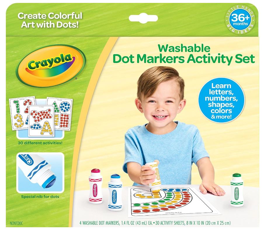 Crayola Washable Dot Markers Activity Set - Colorland Toys