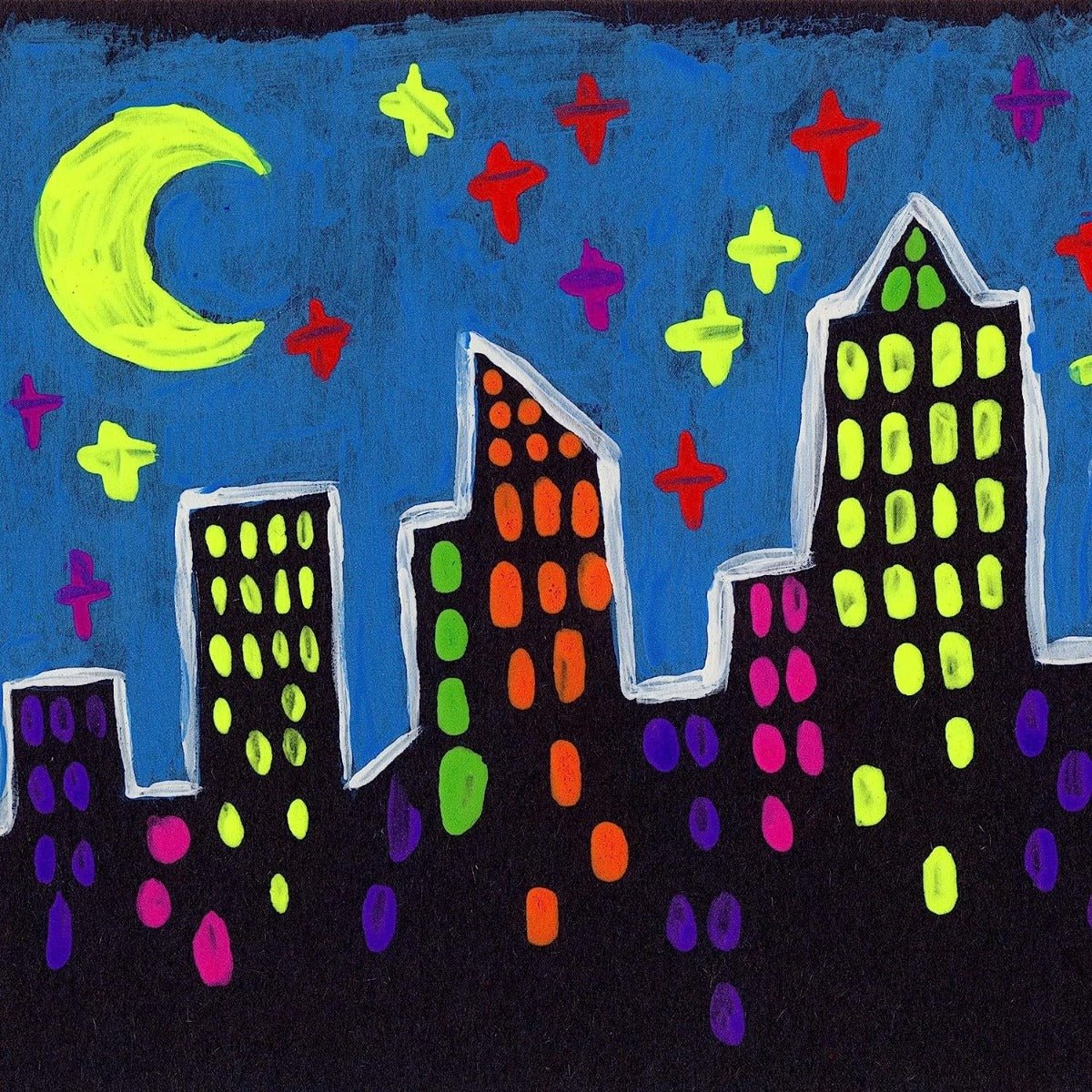 Crayola Washable Neon Paint Set 54 - 2390 - Colorland Toys