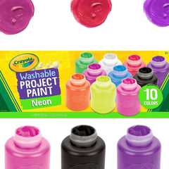 Crayola Washable Neon Paint Set 54 - 2390 - Colorland Toys