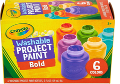 Crayola Washable Project Paint 6ct 54 - 2403 - Colorland Toys