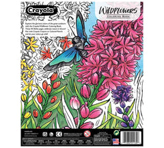 Crayola Wildflower Adult Coloring Book 40pages CY04 - 1135 - Colorland Toys