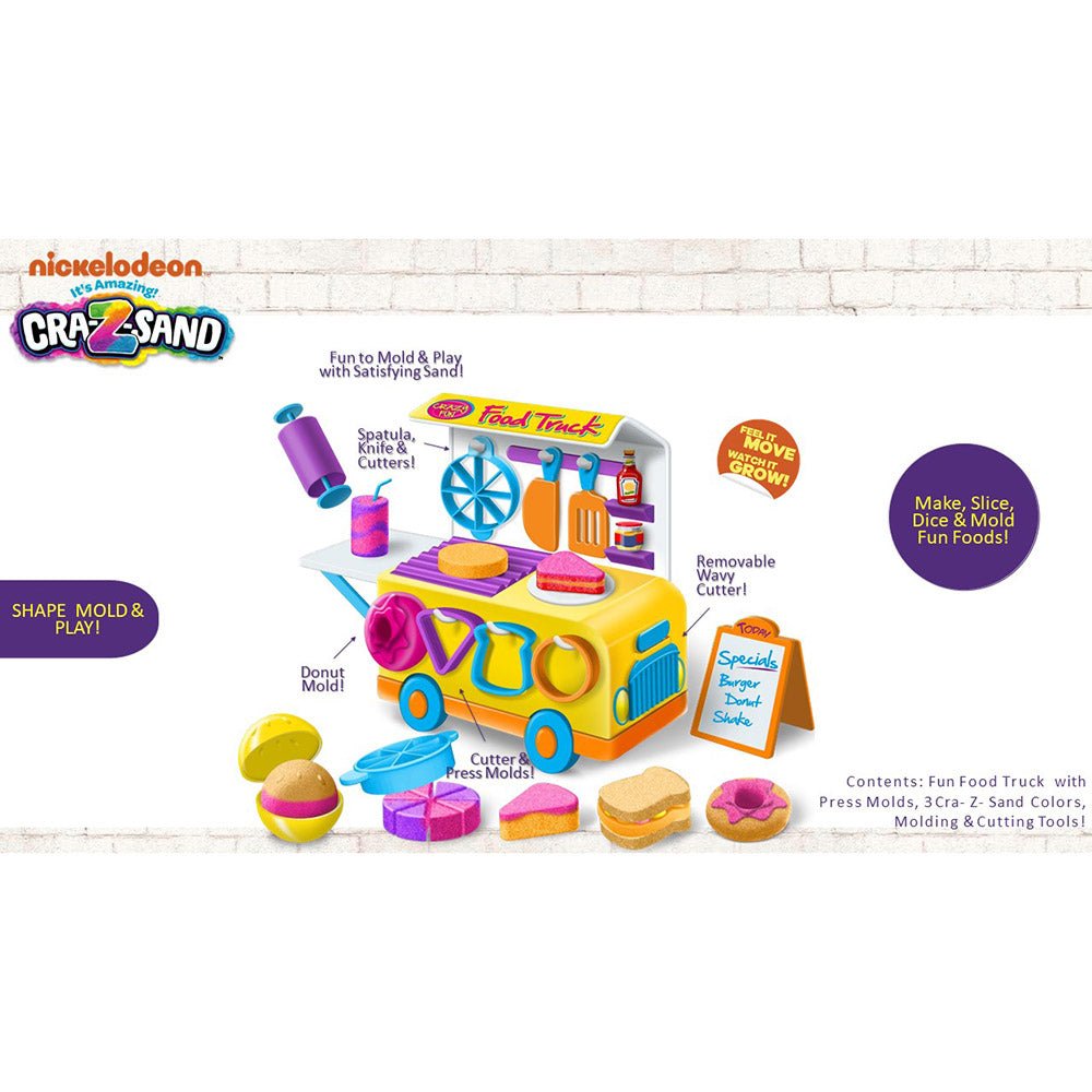 CraZart Nickelodeon Cra - Z - Sand Food Truck Fun CA - 78307 - Colorland Toys