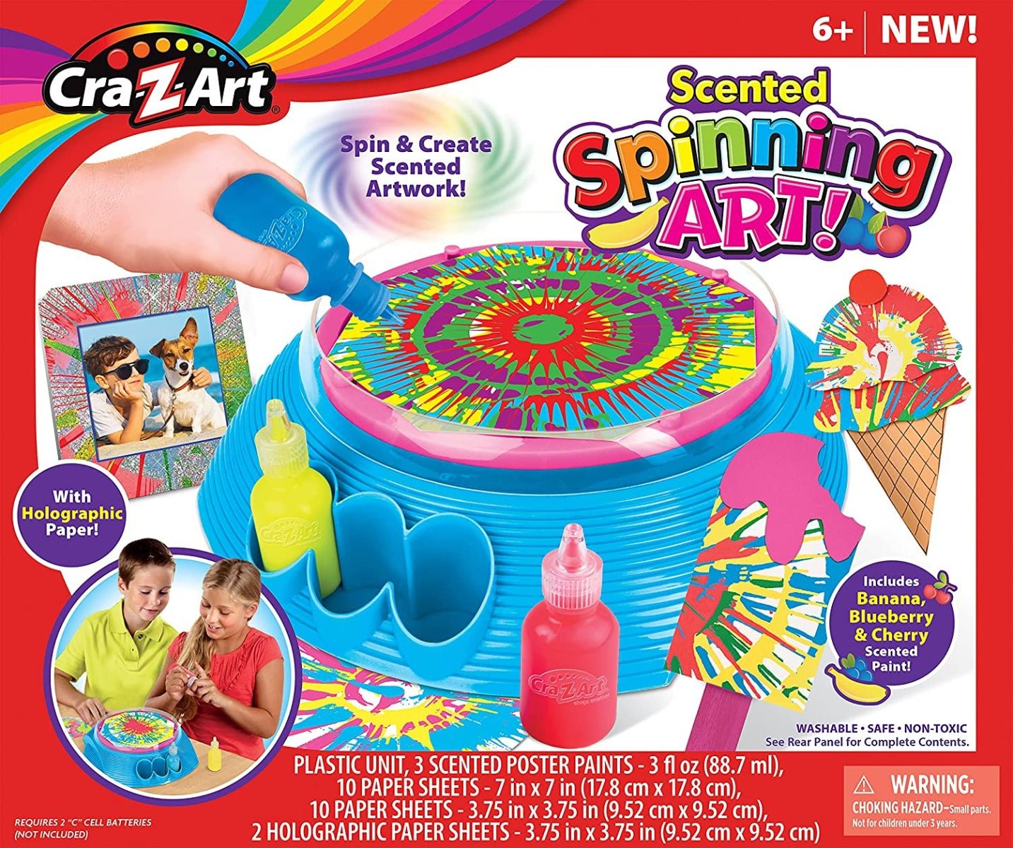 CraZArt Scented Spin Art CA - 14501 - Colorland Toys