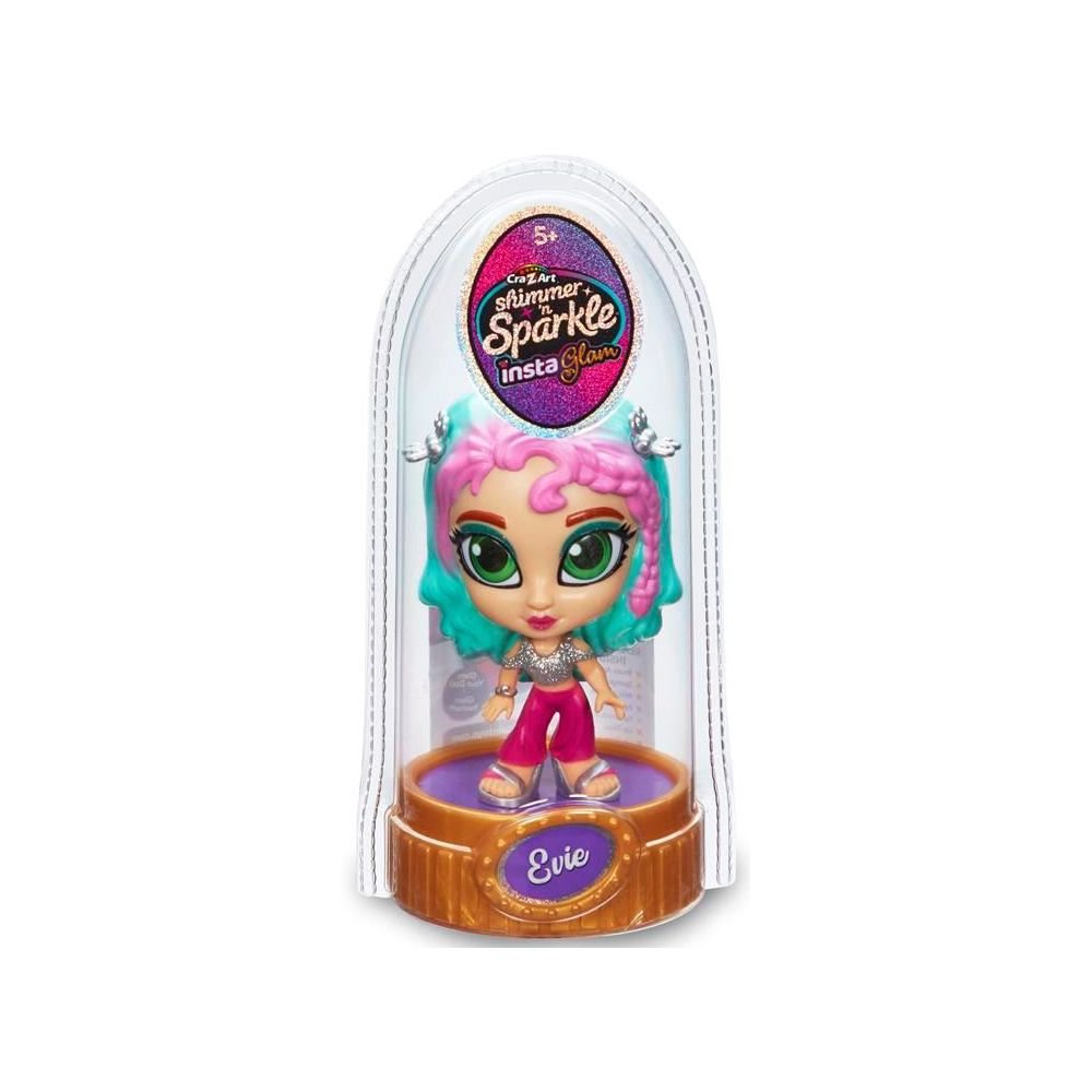 CraZArt Shimmer N Sparkle Insta Glam Make Up Dolls Evie 07254 - Colorland Toys