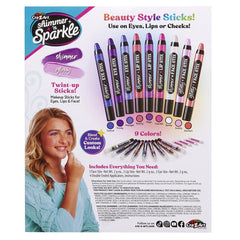 CraZArt Shimmer N Sparkle Twist up Beauty Sparklers SNS - 65703 - Colorland Toys