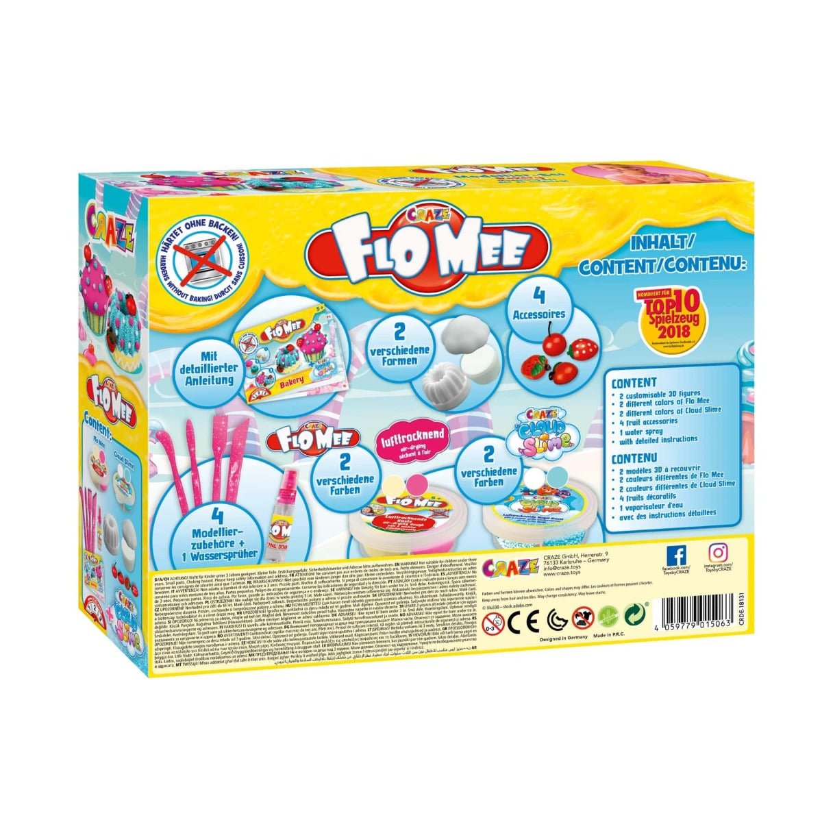CRAZE Flo Mee meets Cloud Slime Bakery Set 15063 - Colorland Toys