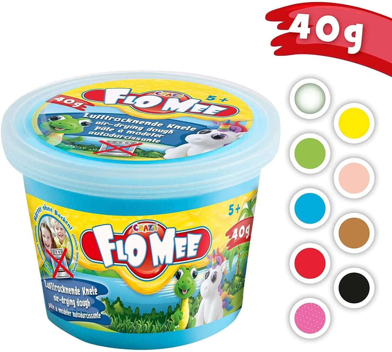 CRAZE FloMee FLO MEE Starter - Can Mix Modeling - Mass Craft Set 15780, - Colorland Toys