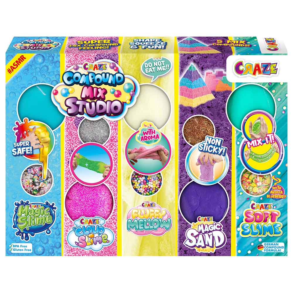 Craze Magic Slime Compound Mix Studio 34248 - Colorland Toys