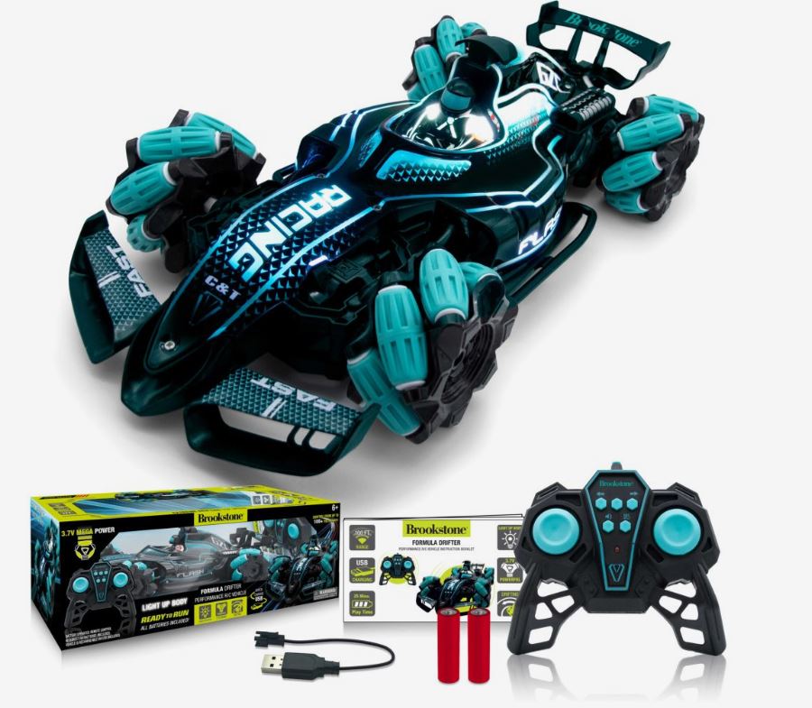 Crazon Musical Smoking Racing Car 2.4G Blue 333 - FC22141 - Colorland Toys