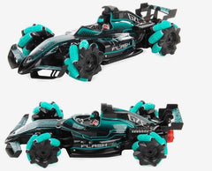 Crazon Musical Smoking Racing Car 2.4G Blue 333 - FC22141 - Colorland Toys