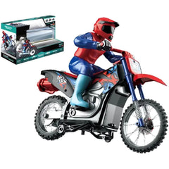 Crazon Smoking Motorcycle 2.4G Scale 1:10 Red 333 - MT21101 - Colorland Toys