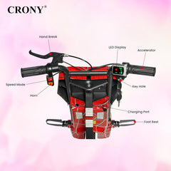 Crony V Type Drift Scooter 36V Red JL009/JL008 - Colorland Toys