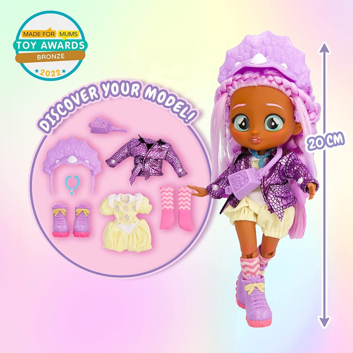 Cry Babies Bff Fashion Doll 8inch - Phoebe 904354 - Colorland Toys