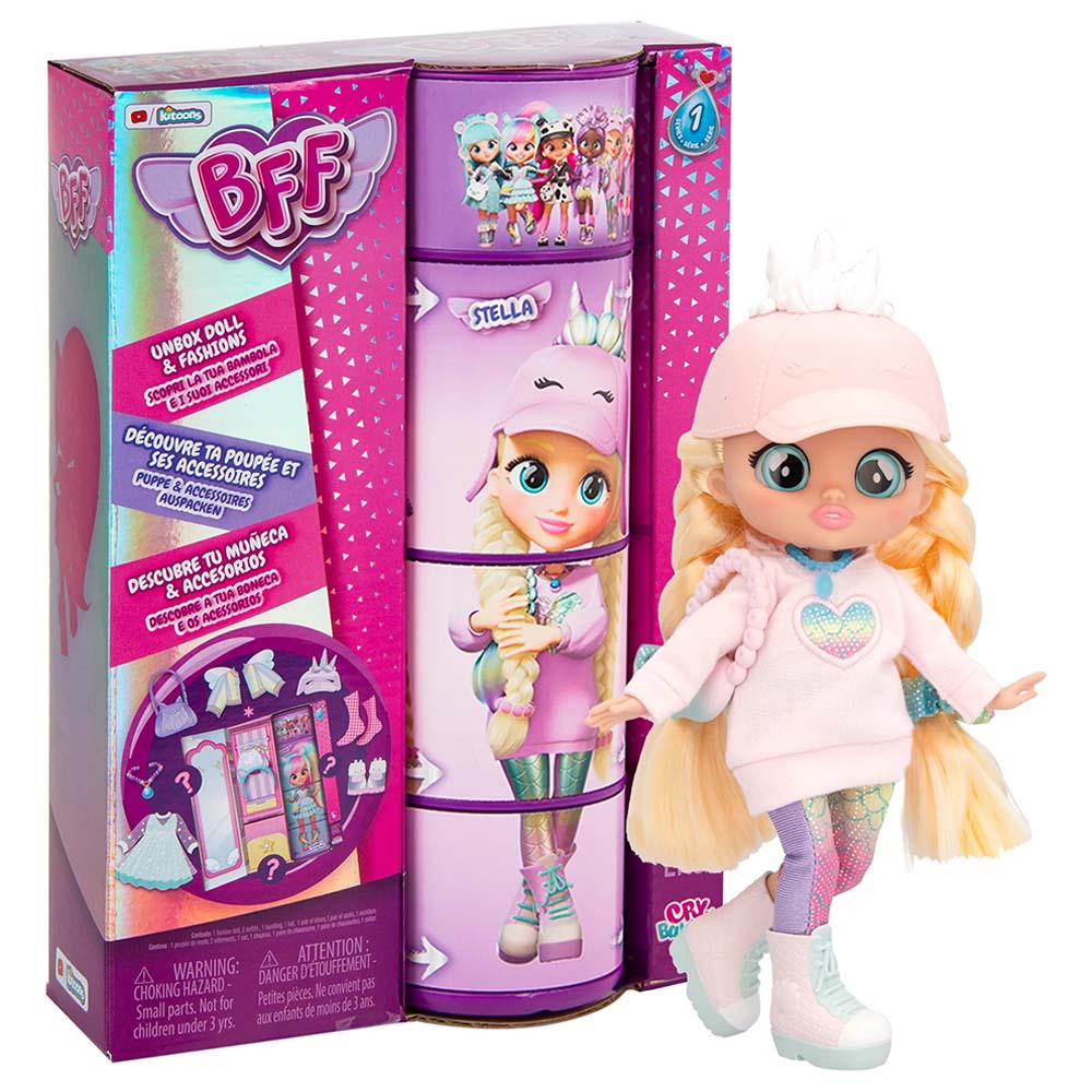 Cry Babies Bff Fashion Doll 8inch - Stella 904330 - Colorland Toys