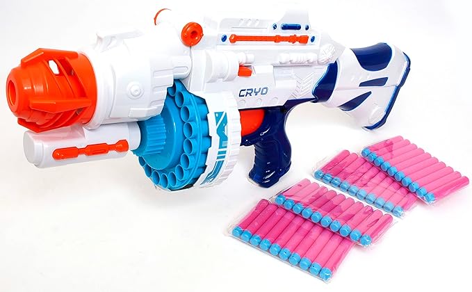 Cryo Agent Soft Bullet Gun - Vortex Phaser Blaster/Blaze Storm 76465 - Colorland Toys