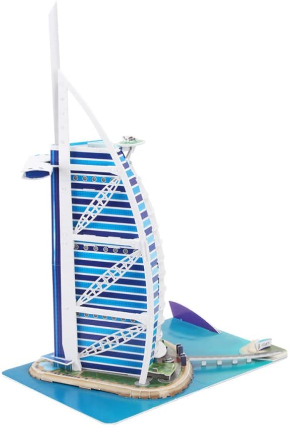 CubicFun Burj Al Arab 3D Puzzle Set 101 Pieces MC101H - Colorland Toys