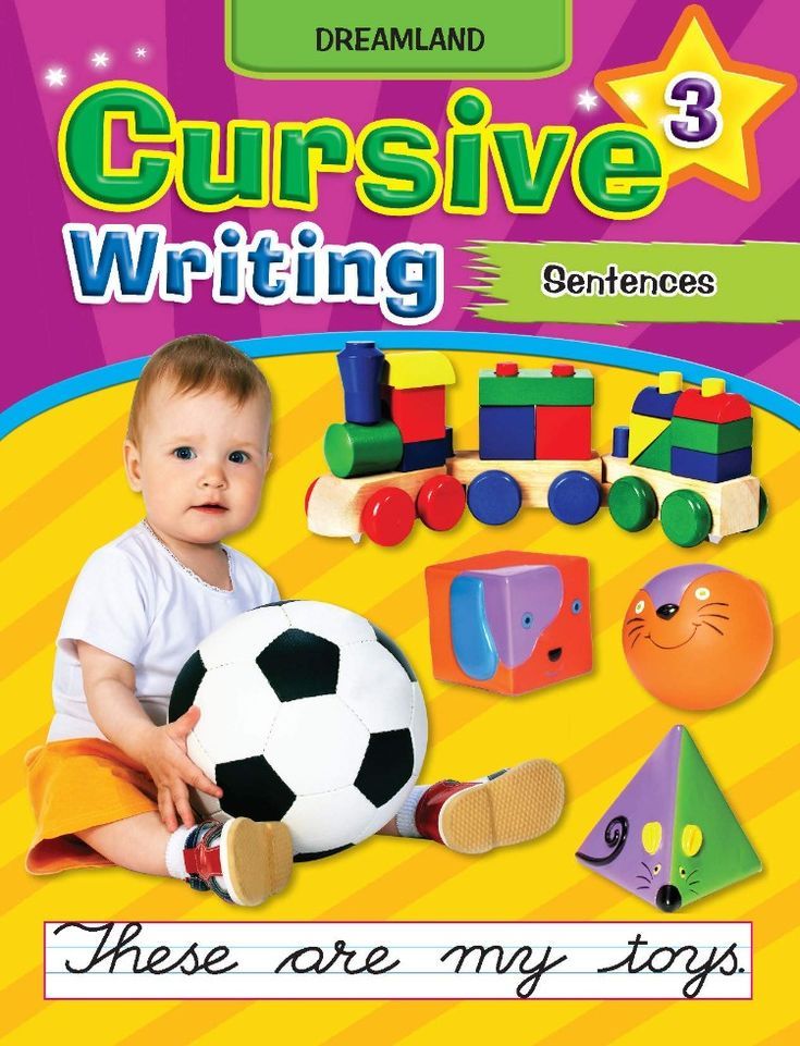 Cursive Writing Books - 3 27410 - Colorland Toys