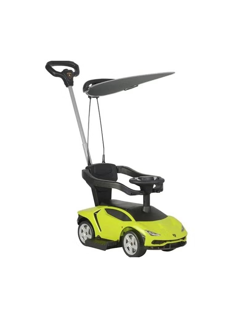 Lamborghini Pushing Car with Handle and Shade Green 3726C - Colorland Toys