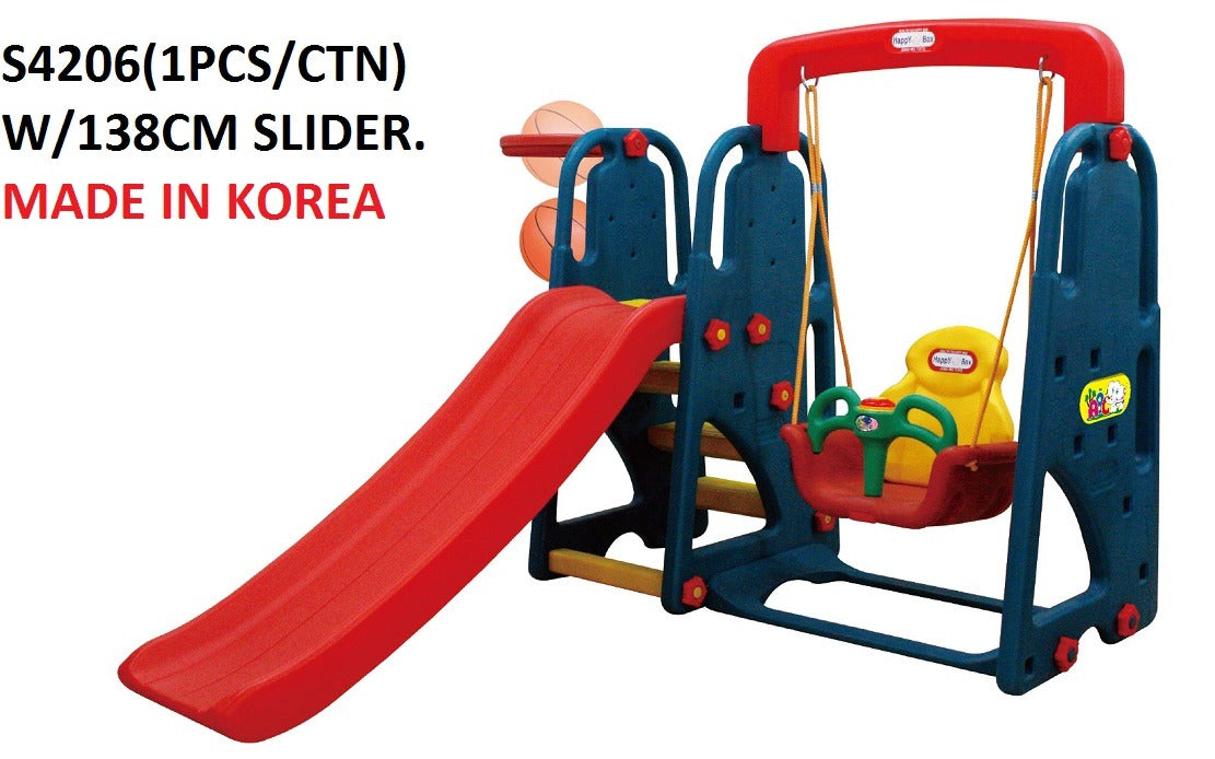 Bella Play Flower Slide & Swing Set - Colorland Toys