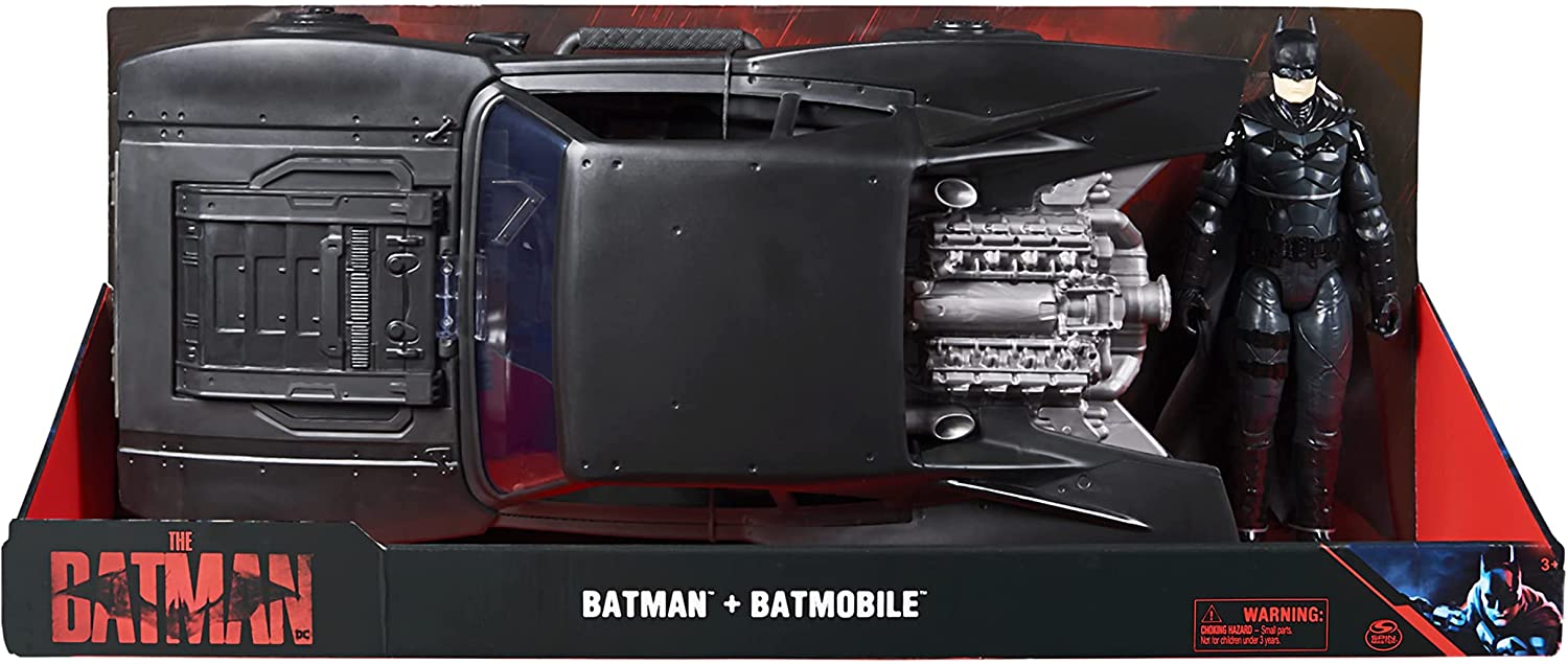 DC Batman Movie Batmobile with Batman Action Figure 12inch 6061615 - Colorland Toys