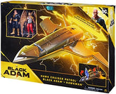 DC Comics Black Adam Hawk Cruiser Patrol with Black Adam and Hawkman Figures 6064871 - Colorland Toys