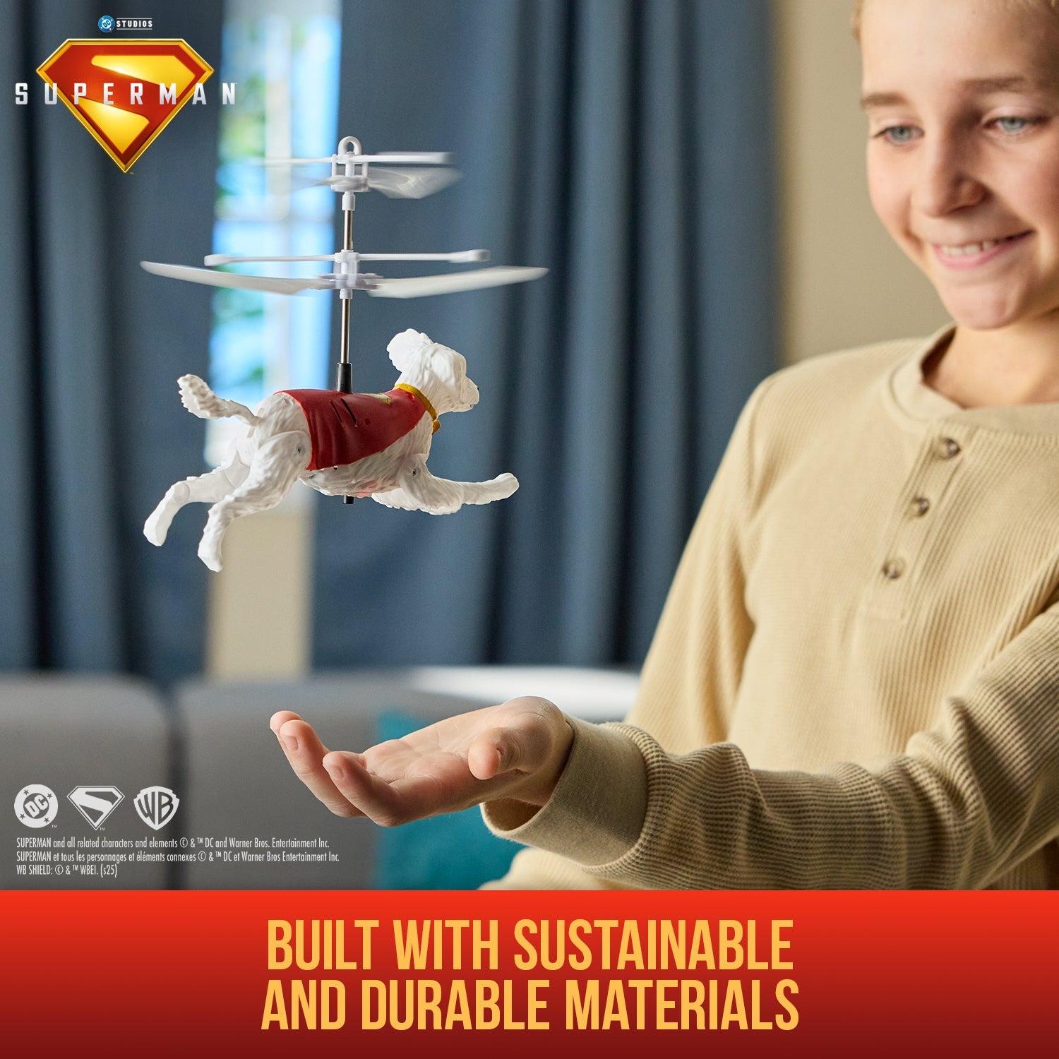 DC Comics Superman Movie Handheld Flying Krypto 6073191 - Colorland Toys